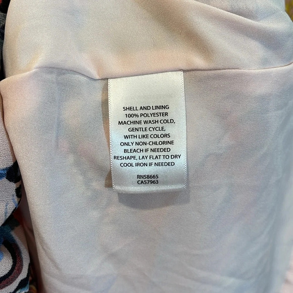 Halogen Floral Long Sleeve Popover Shirtdress - Pink, Size Small - Pink - Picture 8 of 8